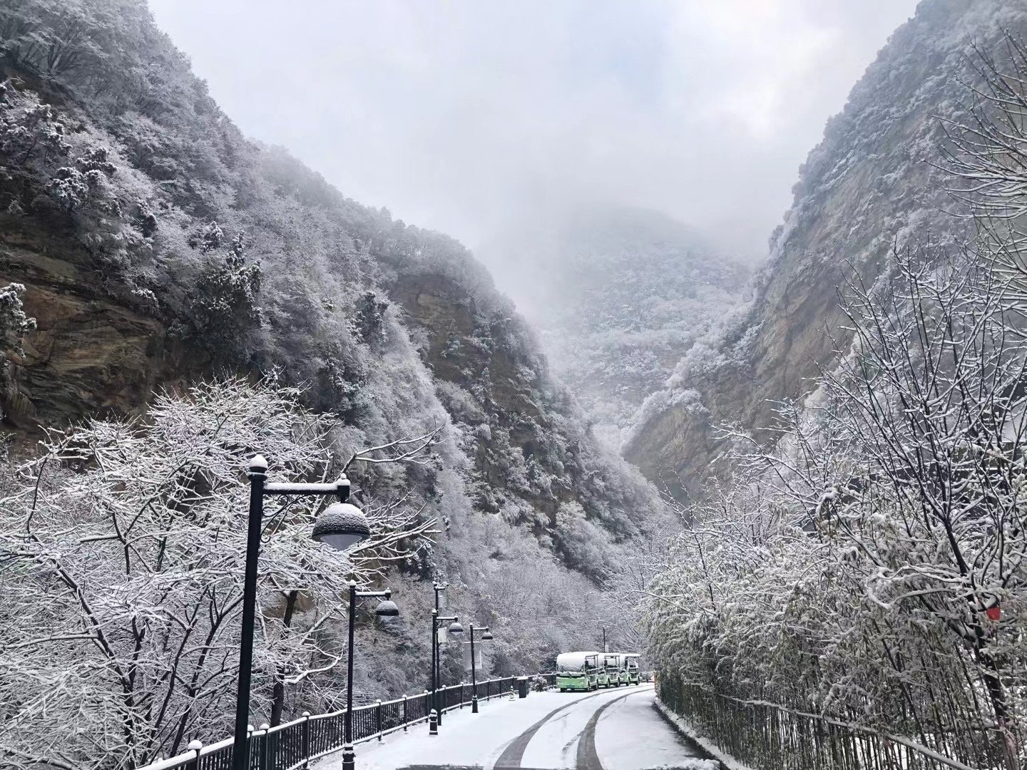 想见你，在最后一场雪里，在初春的少华山里！(图2)