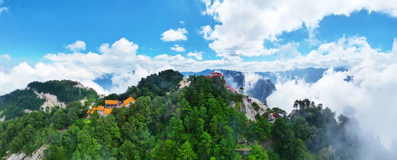 双节同庆 风华共赏 | 华山西峰大索道邀您十一嗨游大华山(图1)