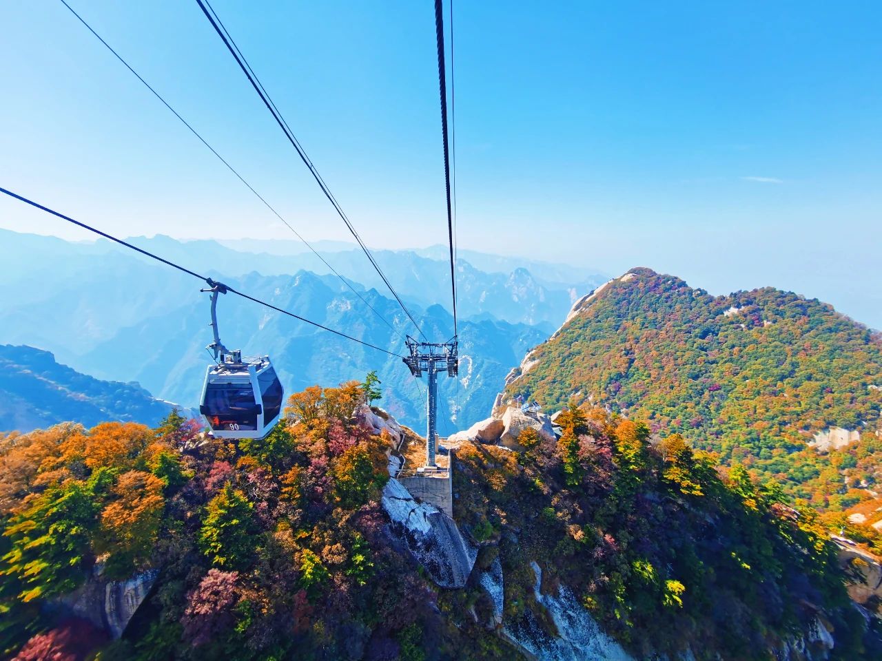 双节同庆 风华共赏 | 华山西峰大索道邀您十一嗨游大华山(图4)