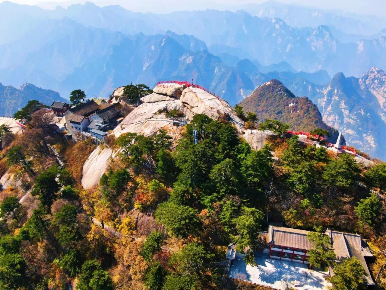 双节同庆 风华共赏 | 华山西峰大索道邀您十一嗨游大华山(图2)